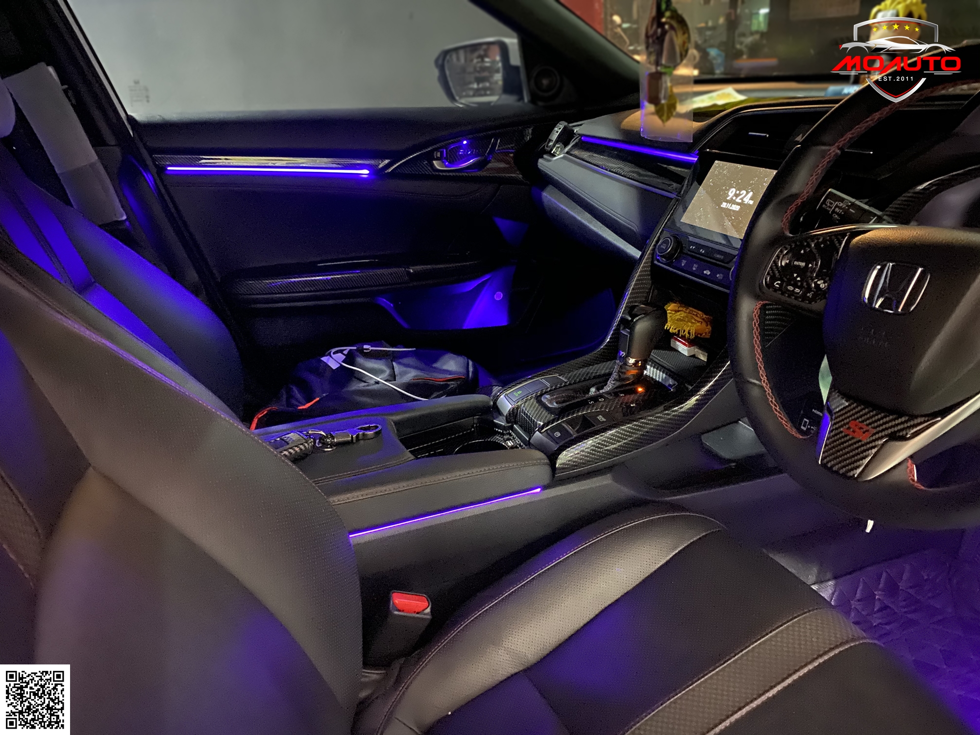 ไฟ Ambient light ตรงรุ่น V1 CIVIC FC / FK