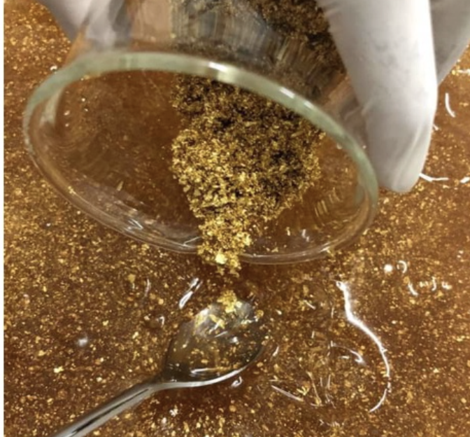 ผงทองคำแท้ 0.1g