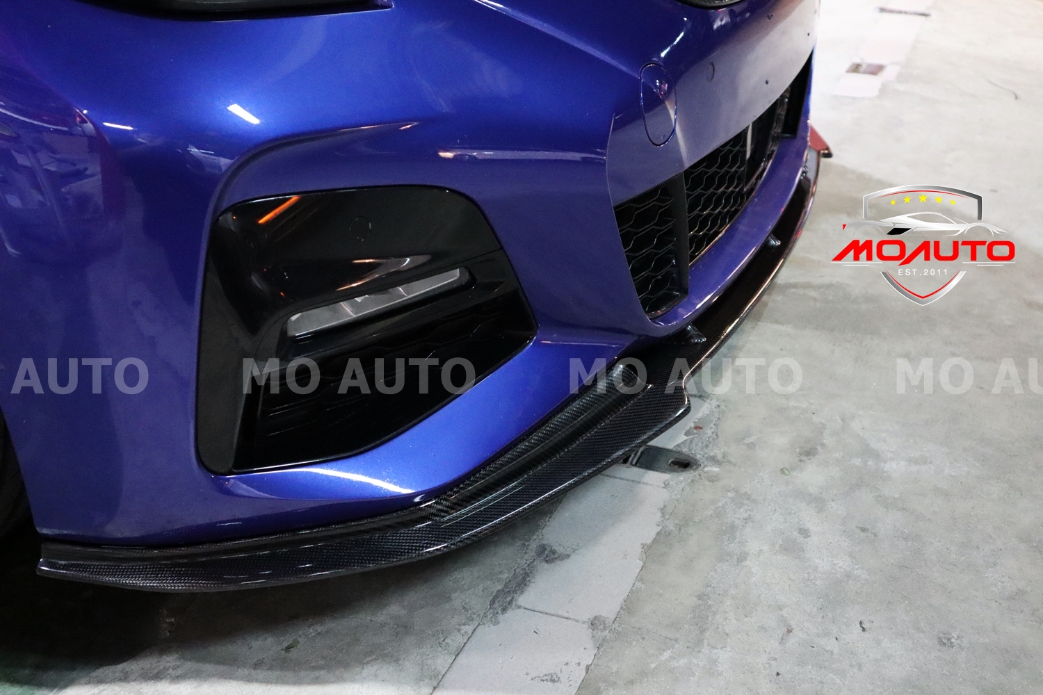 ลิ้นหน้าเพียวคาร์บอน BMW G20 ทรง MD