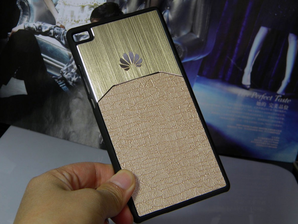 Case Huawei P8 Lite / Pre-order * เคสหรูหรา ขัดอลูมิเนียมโลหะ ผิวHybird ปกแข็ง *