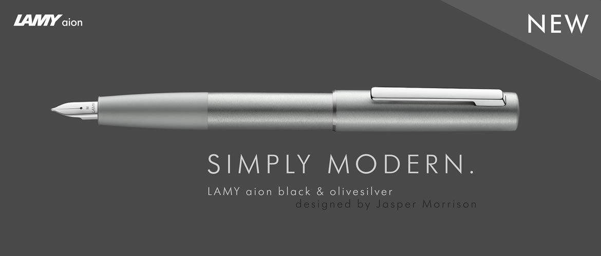 LAMY aion olivesilver fountain pen