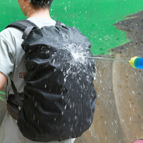 ผ้าคลุมกระเป๋ากันน้ำ ขนาด 35 ลิตร สีเขียวขี้ม้า ฟรีถุงซิป