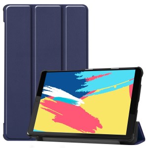 Case Lenovo Tab M8 FHD 8705 / Pre-Order * เคสซองหนัง 3- พับ เคสพีซีคุณภาพกลับพร้อมผิวหนัง PU *