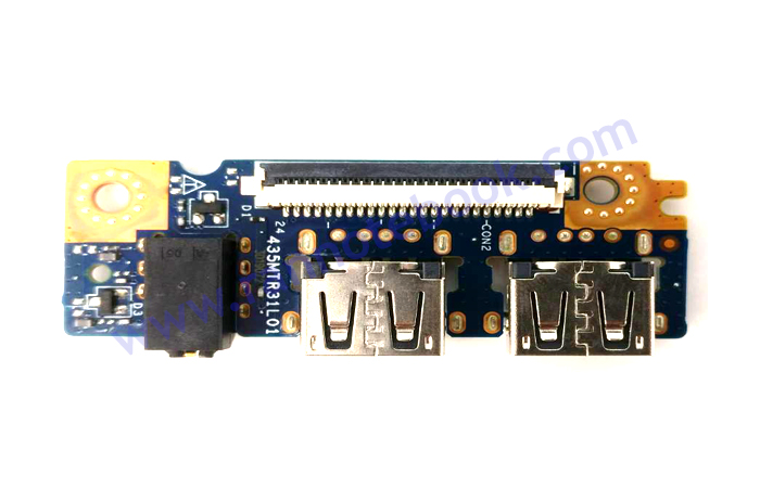 USB Audio Port IO Board Dell Vostro 3458 Inspiron 5458 5558 5758 อะไหล่แท้ จากศูนย์ Dell Thailand