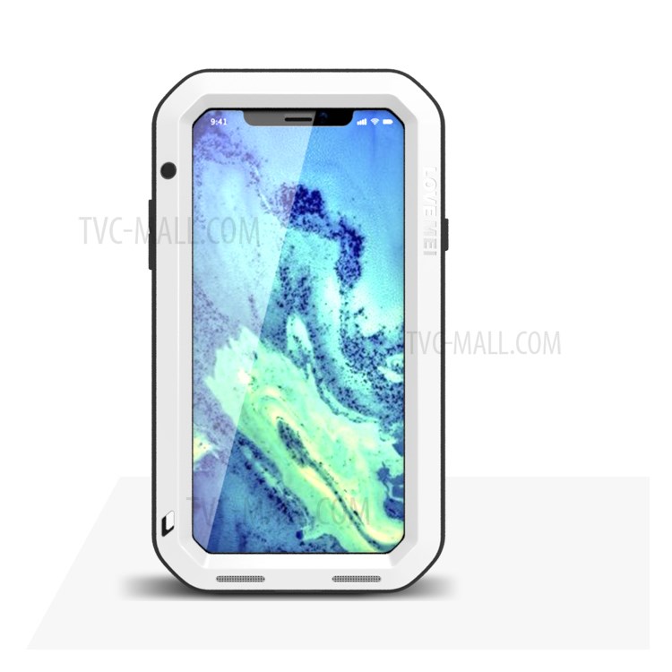 Case iPhone X, iPhone XS # Pre-Order * LOVE MEI วัสดุ: โลหะ + TPU + กระจกนิรภัยหุ้มเกราะ *