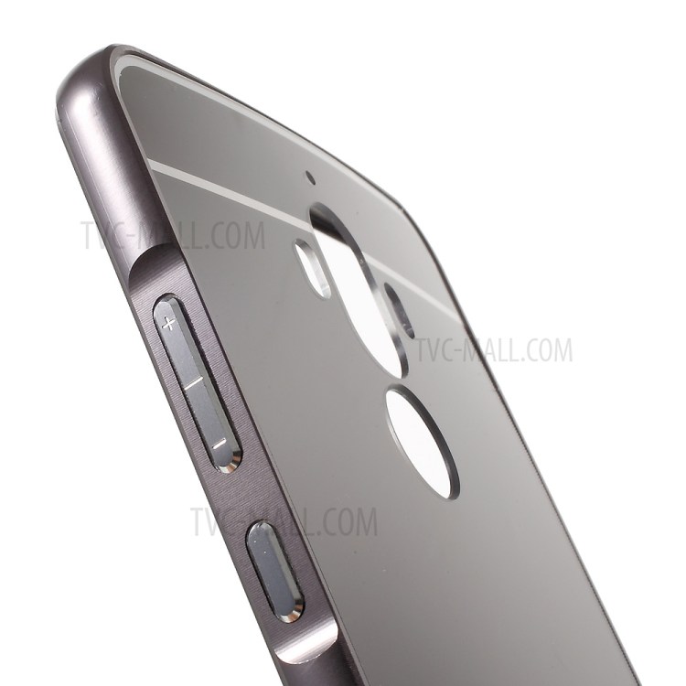 Case Huawei Mate 9 / Pre-order * 2 in 1 กรอบกันชนโลหะ แผ่นหลังที่มีพื้นผิวเหมือนกระจก *