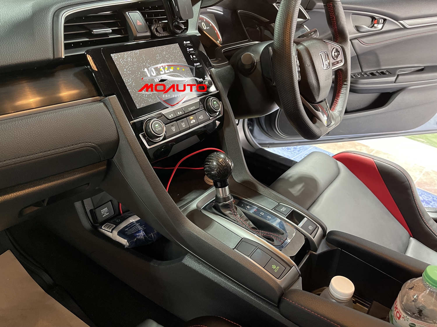 หัวเกียร์ทรงกลมคาร์บอนแท้ CIVIC FC / FK