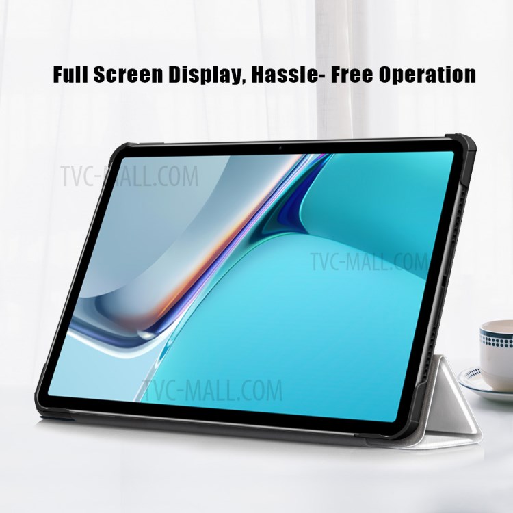 Case HUAWEI MatePad 11 # Pre- Order * เคส 3 -พับหนัง PU แบบพับหลายมุมมอง พร้อมลวดลายน่ารัก ฟังก์ชั่นปลุก / นอนหลับอัจฉริยะ *