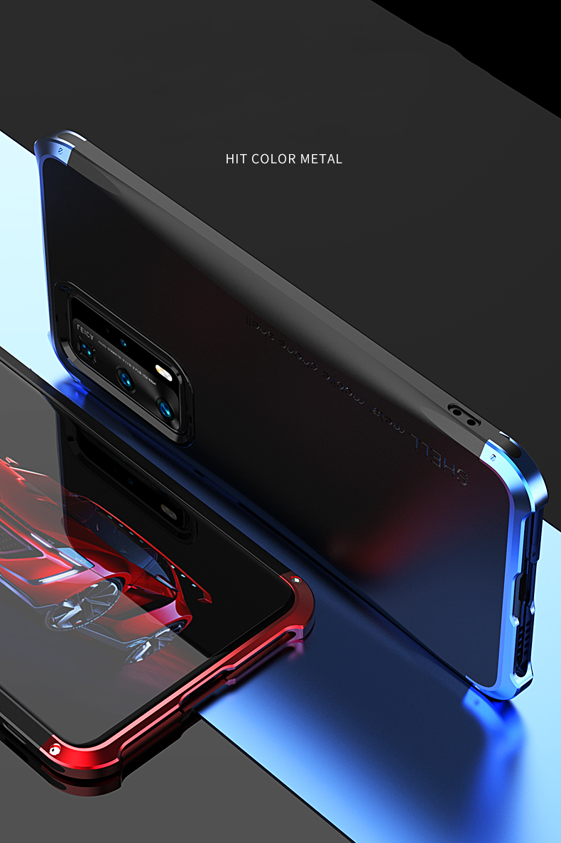 Case Huawei P40 Pro / Pre-order * เคส Defender Series PC + โลหะเคสไฮบริด ทำจากวัสดุพลาสติก + โลหะแข็งและเหนียว *