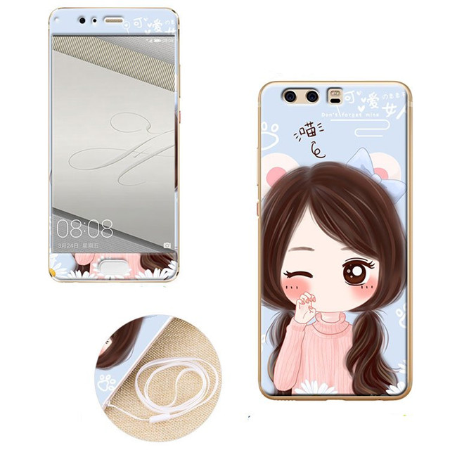 Case Huawei P10 / Pre-orde * เคส TPU ลายการ์ตูนน่ารักๆ + กระจกนิรภัย *