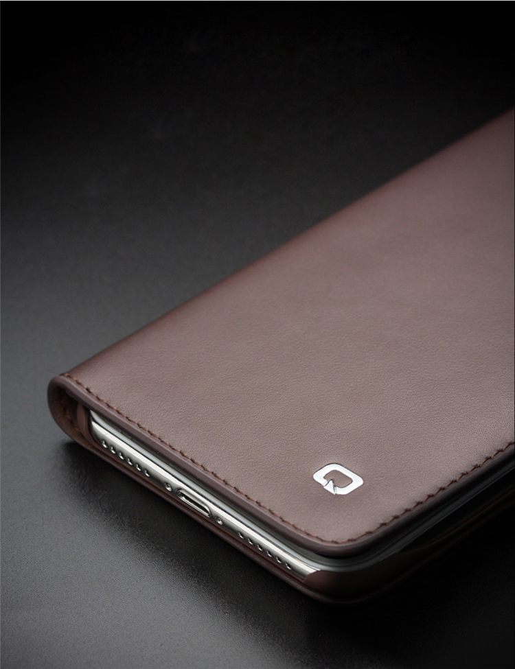 Case Huawei P20 Pro / Pre-order * QIALINO พรีเมี่ยมหนังวัวแท้เนื้อละเอียด ช่องเสียบการ์ด 3 ช่องและกระเป๋าเงินสด 2 ช่อง *