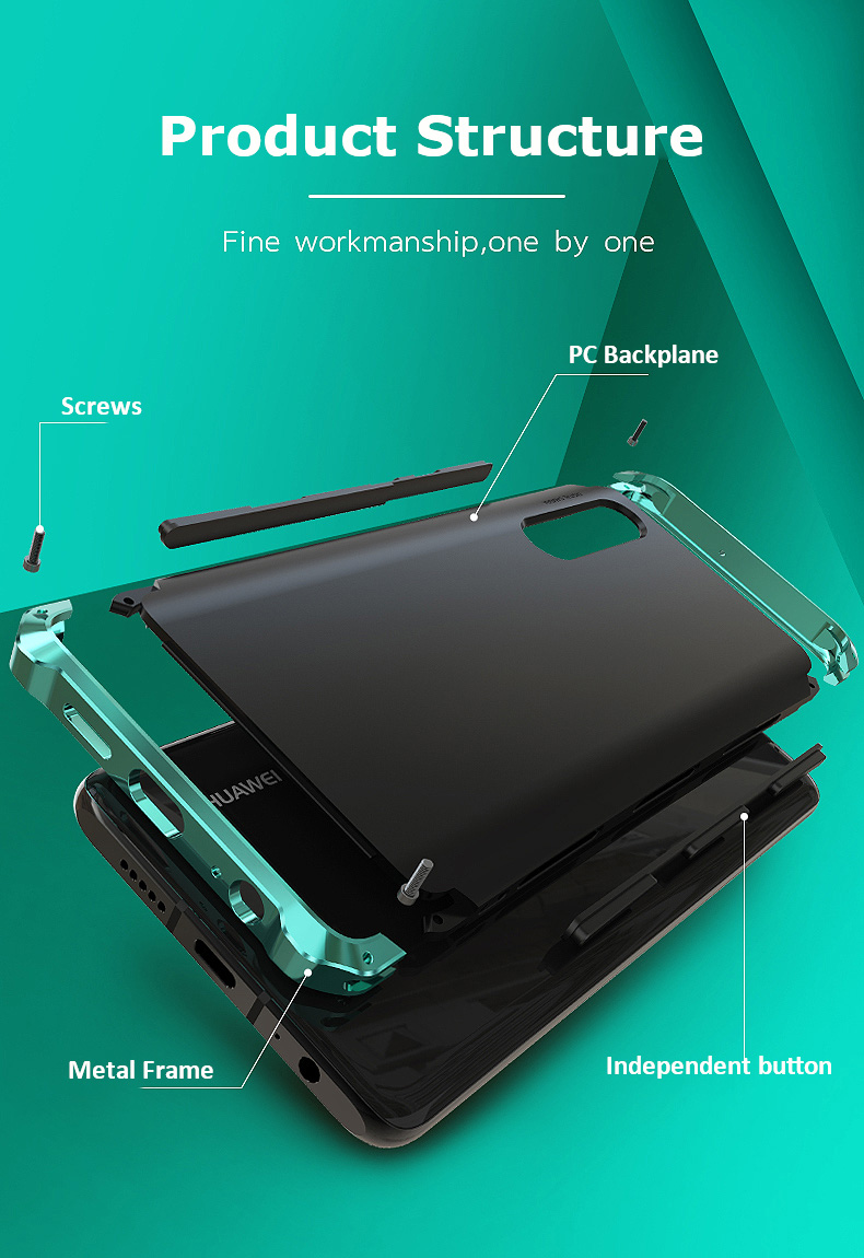 Case Huawei P30 / Pre-Order * เคสโลหะ อลูมิเนียม อัลลอยด์กรอบแกร่งกันชน *