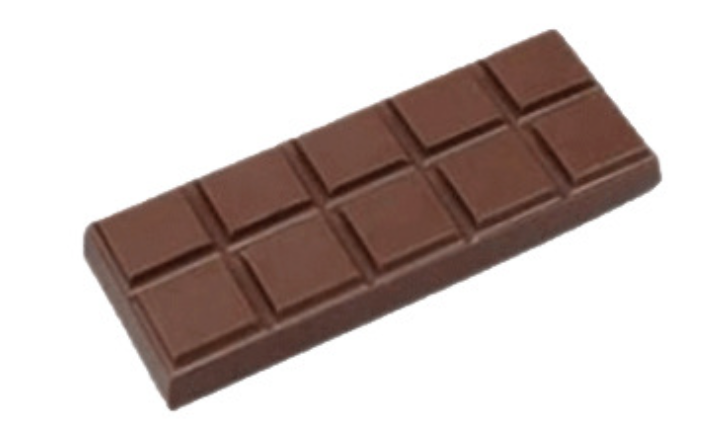 แม่พิมพ์ซิลิโคนช็อกโกแลตสี่เหลี่ยมจตุรัสยาว 50g 006634