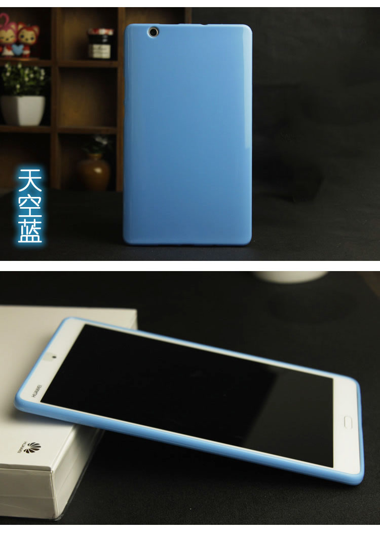 Case Huawei MediaPad M3 / Pre-order * เคส silicon TPU สีสันสดใส พื้นผิวมันวาว *