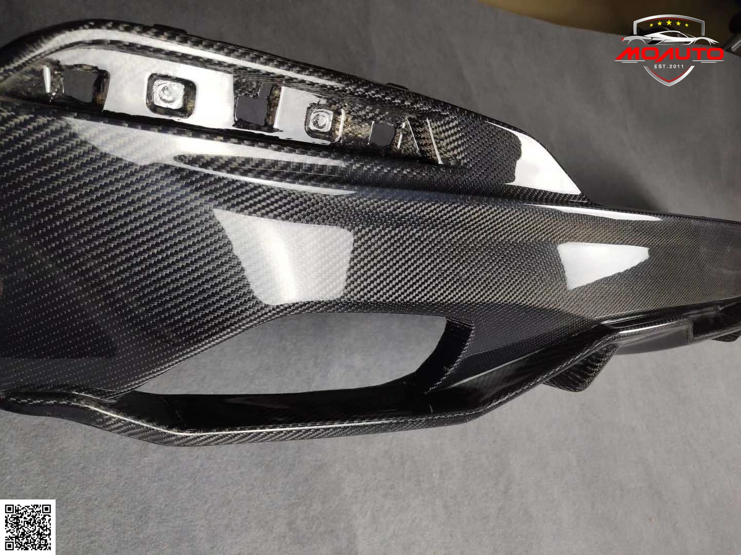 Diffuser BMW Series 5 G30 Pure Carbon ทรง MP