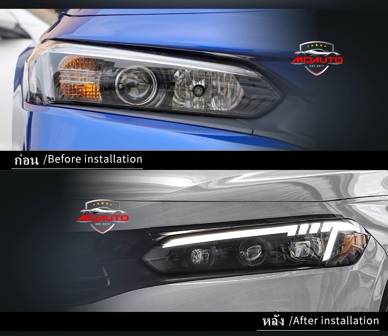 ไฟหน้าโปรเจคเตอร์ FULL LED M3 CIVIC FE