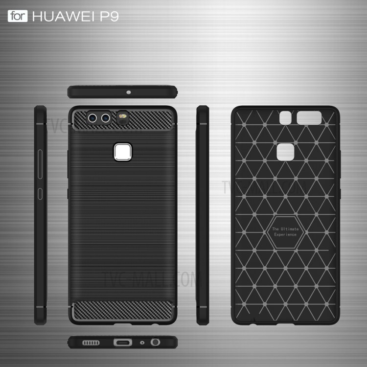 Case Huawei P9 / Pre-order * เคส TPU ไฟเบอร์คาร์บอน *