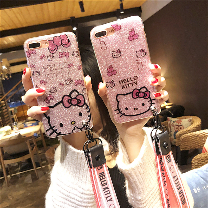 Case Huawei P30 / Pre-Order * เคสการ์ตูน Hello Kitty + สายคล้องมือ,สายคล้องคอ *