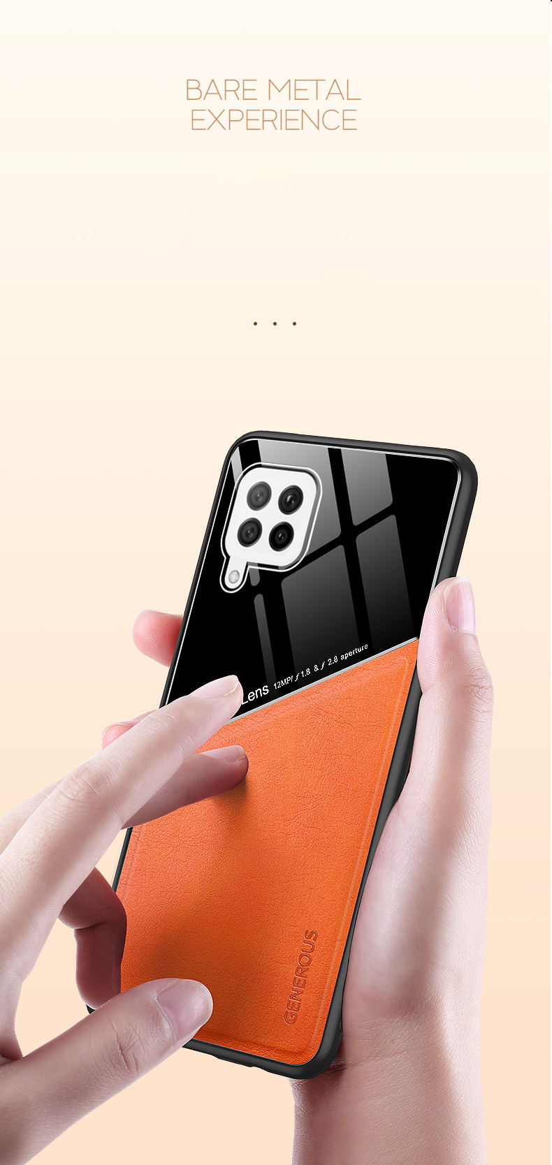 Case Samsung Galaxy A42 5G / Pre-Order * เคสแผ่นโลหะแม่เหล็กในตัว + พีซี TPU Combo Glass Case *