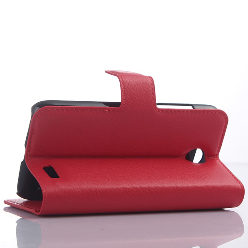 Case Lenovo A516 / Pre-order * เคสผิวลิ้นจี่ กระเป๋าสตางค์ซองหนัง PU *