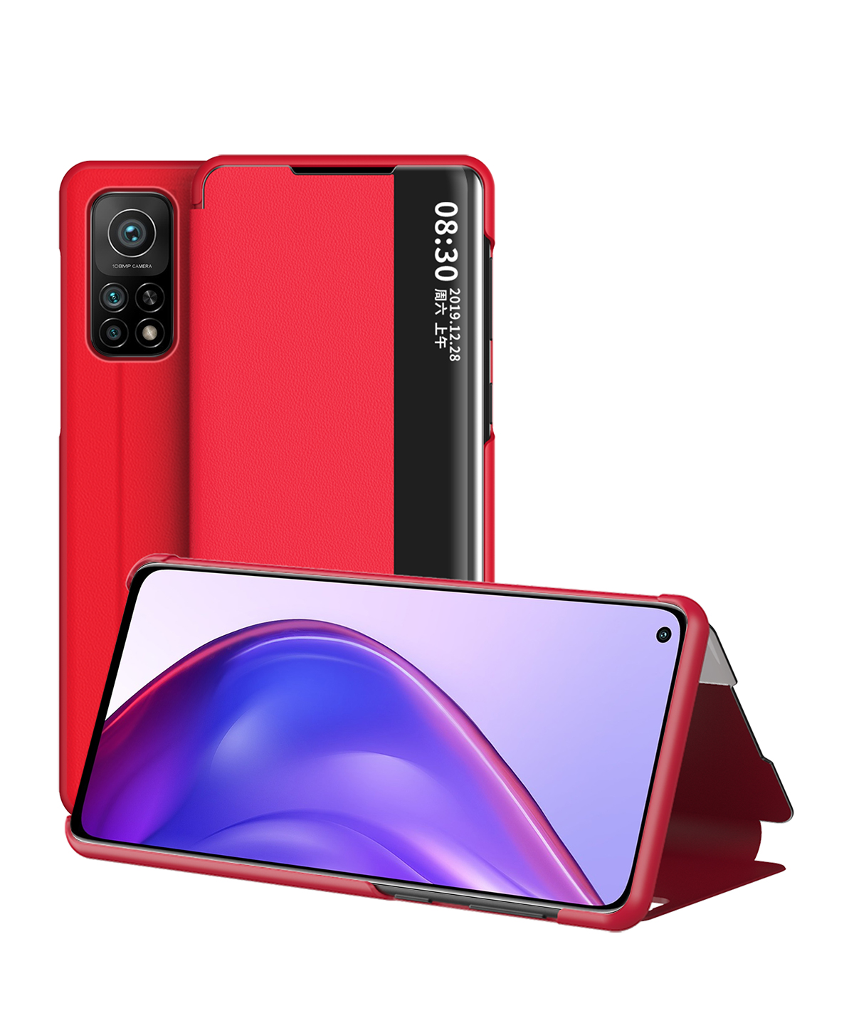 Case Xiaomi Mi 10T 5G / Mi 10T Pro 5G / Pre-order * เคส View Window Flip ทำจากวัสดุหนัง PC + PU หน้าต่างโปร่งแสงเพื่อให้ดูข้อมูลได้ง่าย *