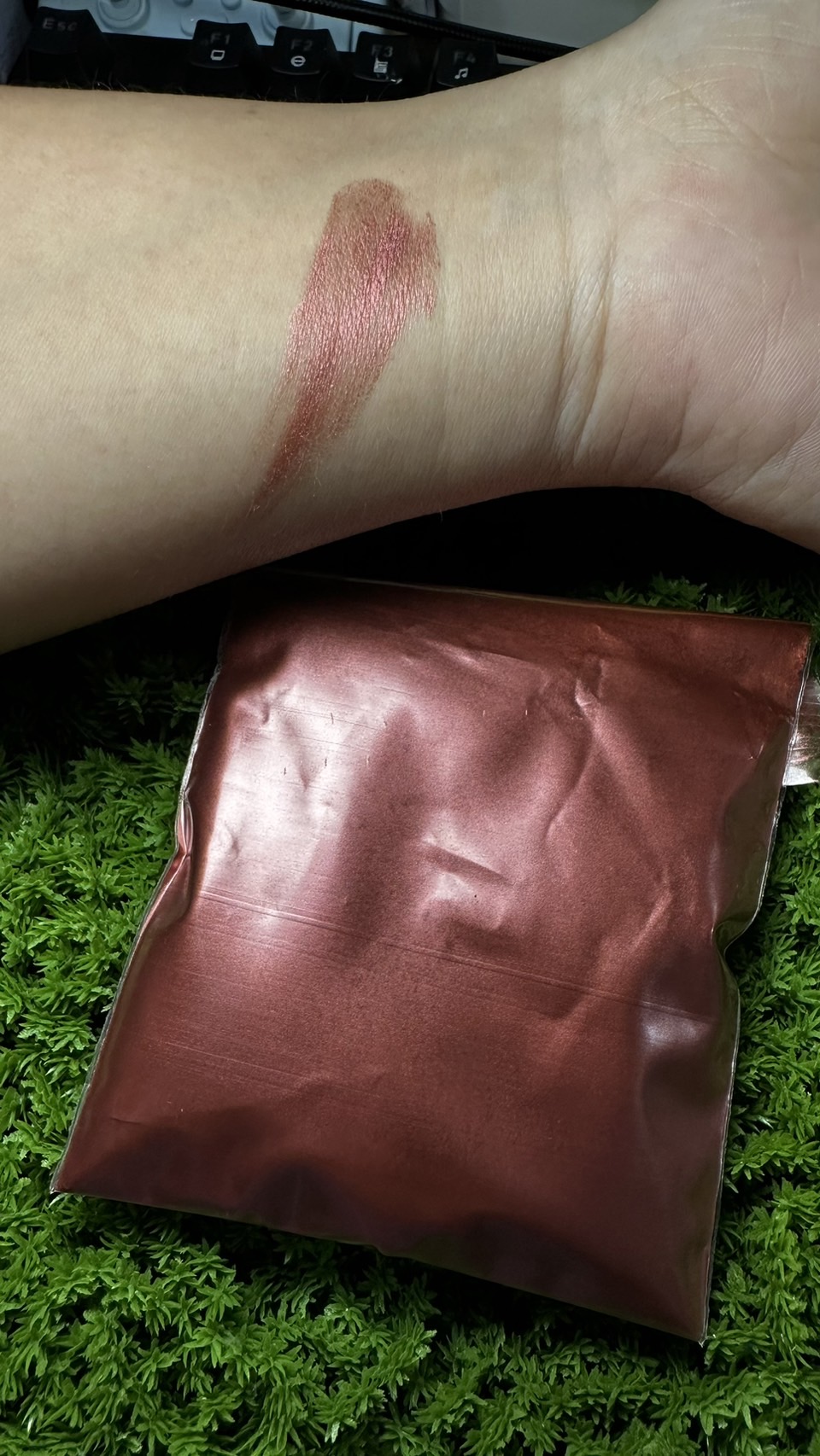 Mica Bronze gold red pink (ไมก้าสีบรอนด์แดง) 30g 007699 (MCJ)