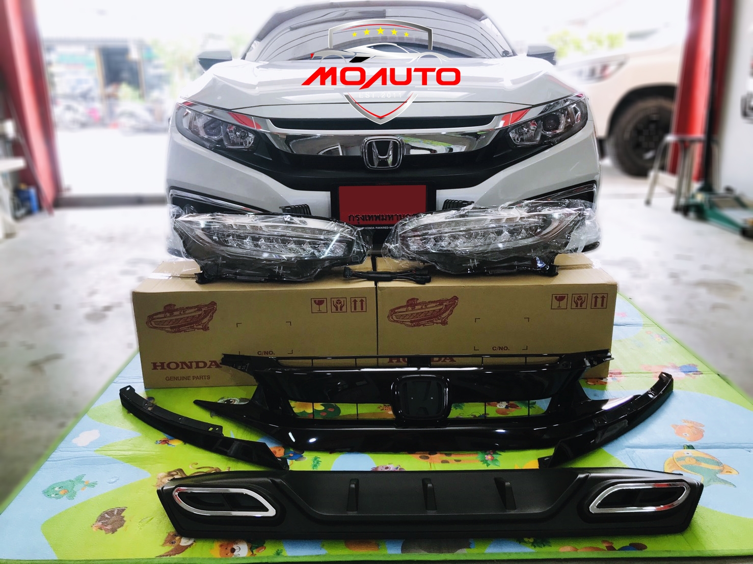 โคมไฟหน้า LED RS แท้ศูนย์ CIVIC FC / MC 2019-2021