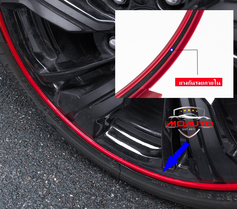 ขอบวงล้อแดง TYPE-R STYPE FC/FK/MC 2019-2020