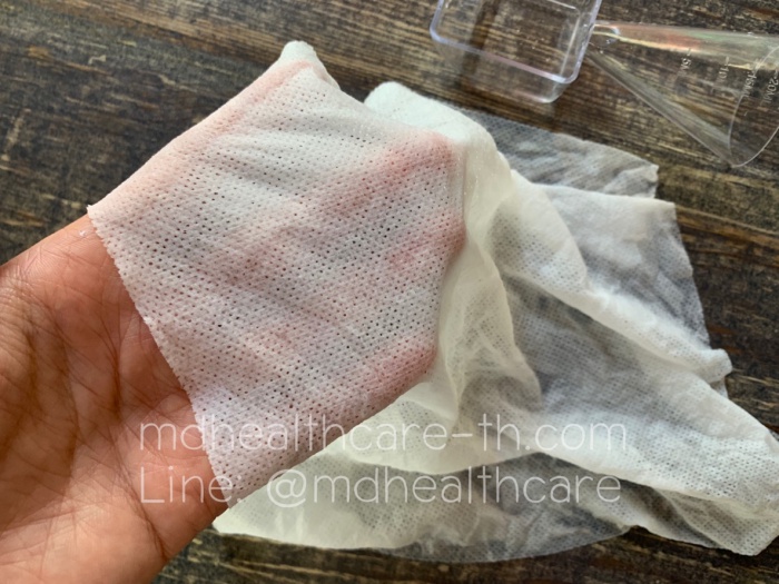 (10ชิ้น) ผ้าอัดเม็ด ผ้าฝ้ายแท้100% เช็ดหน้า/ผ้าอเนกประสงค์ 20*22cm.แบบใช้แล้วทิ้ง แยกห่อต่อชิ้น
