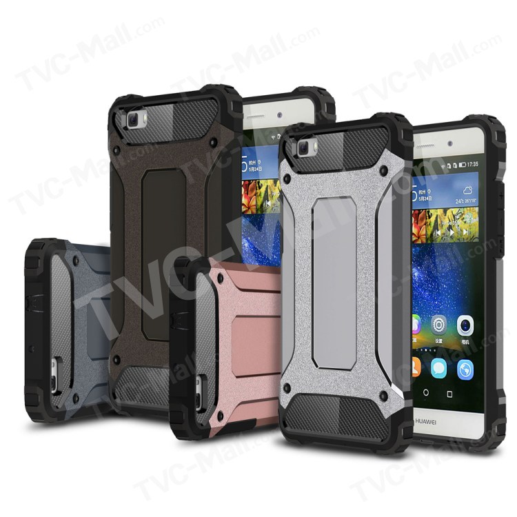 Case Huawei Ascend P8 Lite / Pre-order * เคสเกราะพลาสติก และวัสดุ TPU ป้องกันคู่ *