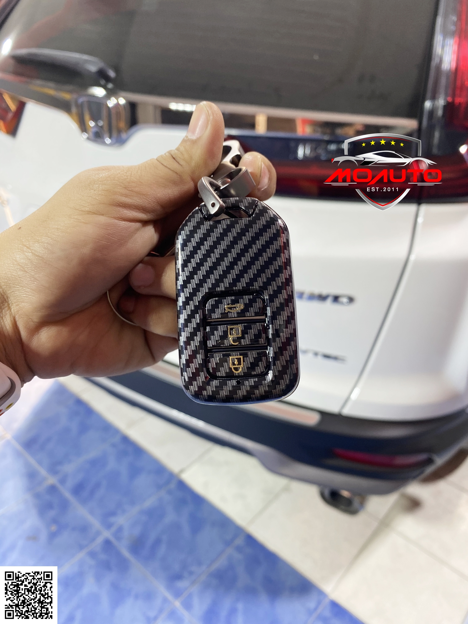 เคสพวงกุญแจ Carbon VIP CR-V G5