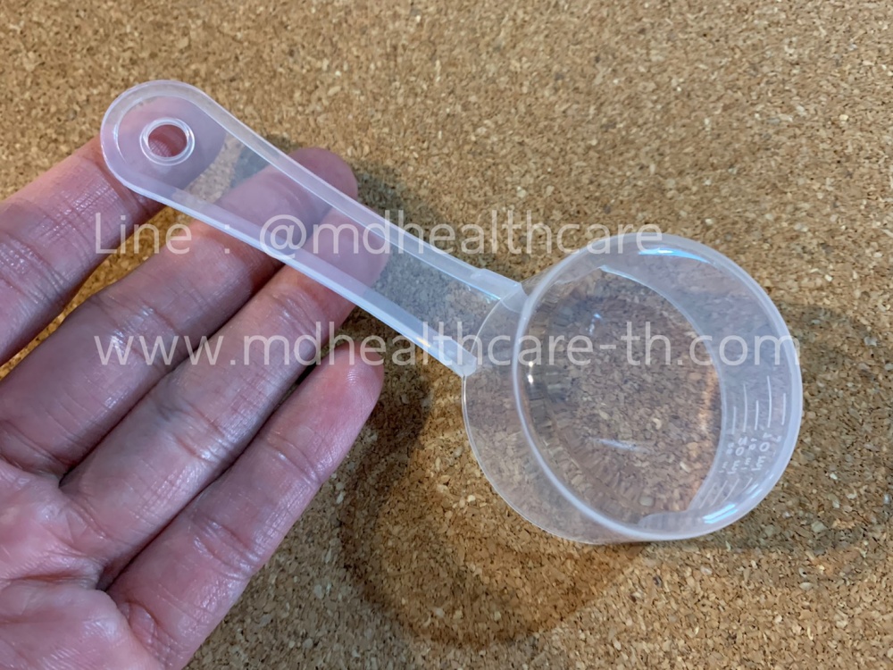 ช้อนตวง15กรัม/30ml.(cc.) ยาว11cm (10ชิ้น/ชิ้นละ 4บาท)