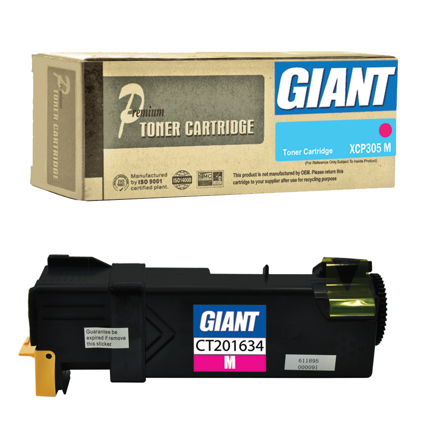ตลับหมึกเลเซอร์สีแดง GIANT Fuji Xerox (CT201634) CP305 / CM305 Magenta (Toner Cartridge)
