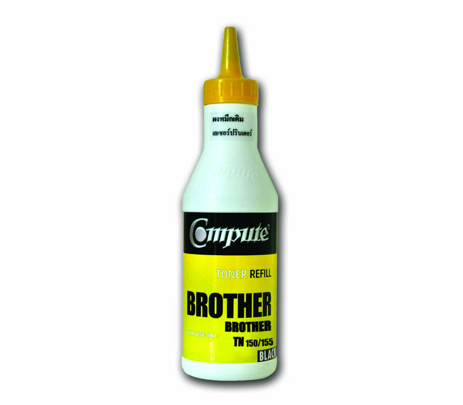 ผงหมึกเติม BROTHER TN-150,155 คอมพิวท์ Refill Toner (Black)