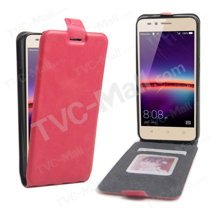 Case Huawei Y3ii / Pre-order * เคสแนวตั้งซองหนังม้า *