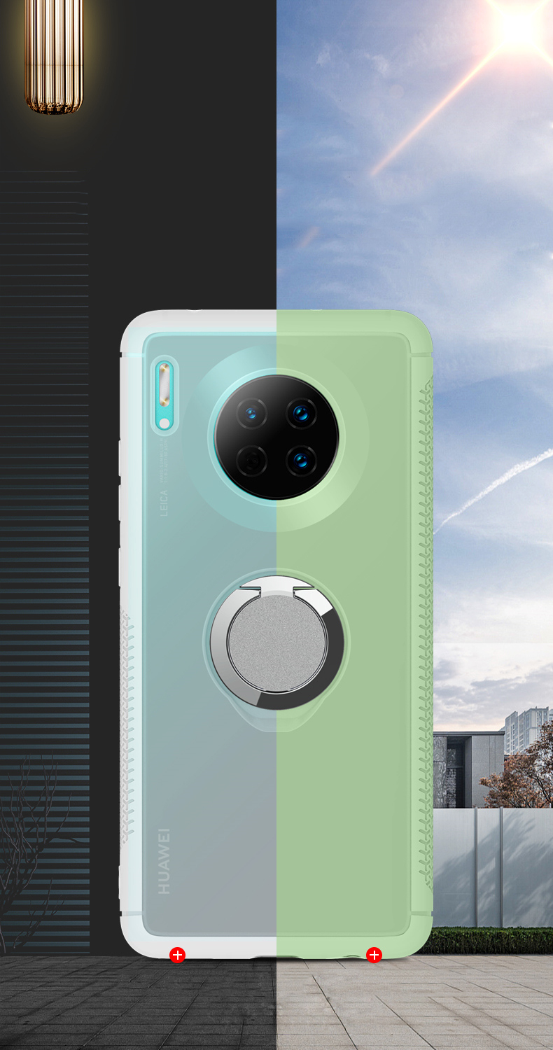 Case Huawei Mate 30 / Pre-order * UV Light Sensing Color Charging TPU + แหวนนิ้วขาตั้ง *
