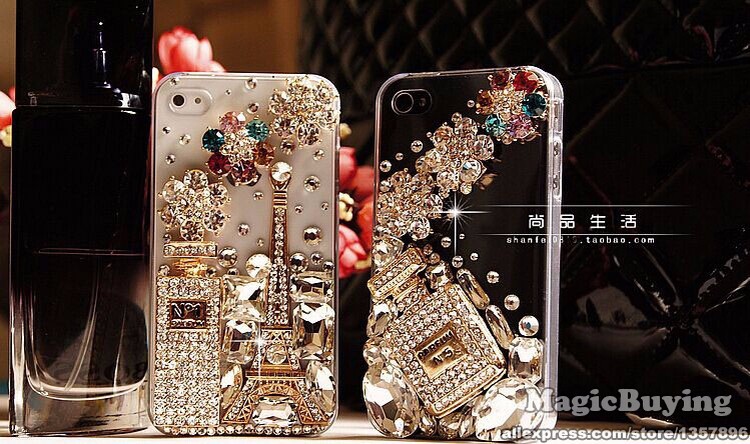 Case Huawei P8 Max / Pre-order * ตกแต่งด้วย Rhinestone และส่องแสง Camellia, ประกายและดีลักซ์ *