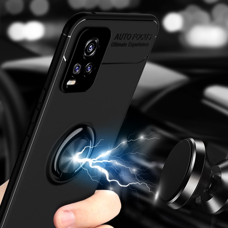 Case Vivo V20 # พร้อมส่ง * เคส TPU แบบวงแหวนโลหะ 360 องศาพร้อมแผ่นแม่เหล็กในตัว *