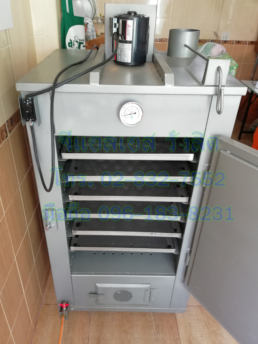 ตู้อบลมร้อนเหล็ก6ชั้นแก๊ส+ไฟฟ้า
