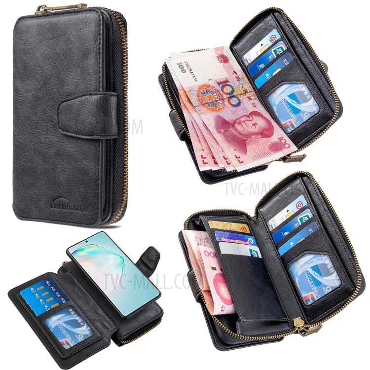 Case Samsung Galaxy S10 Lite / Pre-Order * เคสหนัง PU สุดหรูเกรดเอ กระเป๋าสตางค์อเนกประสงค์ปก + เคส TPU ถอดออกได้ *