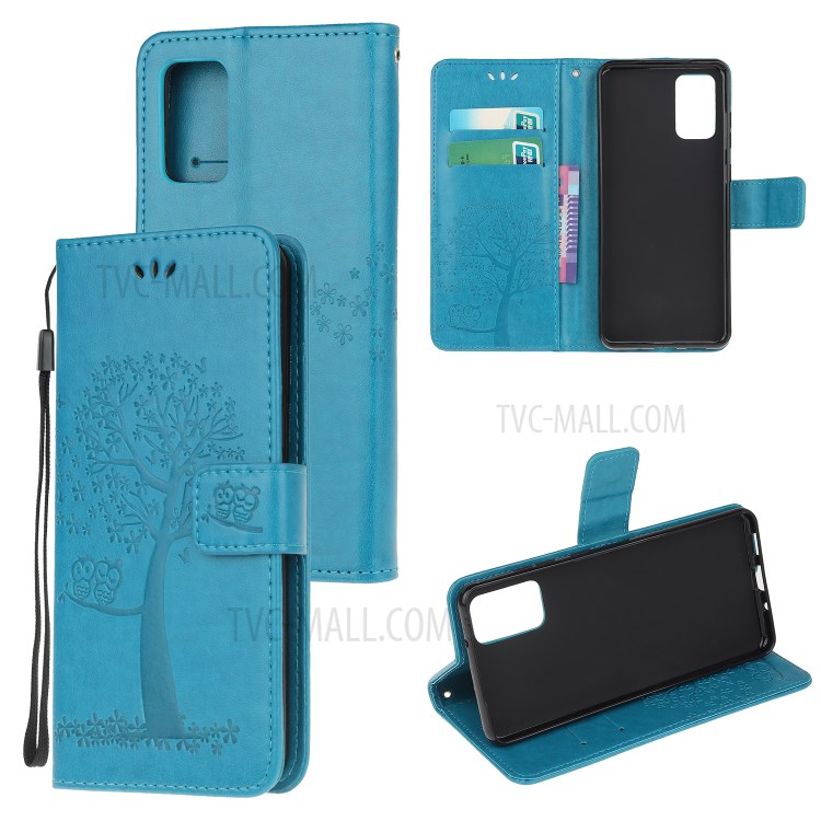 Case Samsung Galaxy Note 20/Note 20 5G / Pre-Order * เคสกระเป๋าสตางค์หนัง PU ลายต้นไม้นกฮูก *