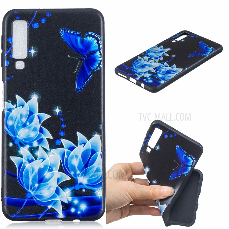 Case Samsung Galaxy A7 (2018) / Pre-Order * เคสพิมพ์ลวดลายป้องกัน TPU ลายนูน *