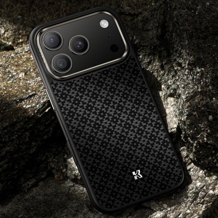 Case iPhone 17 Pro Max # Pre-order * เคสโทรศัพท์แม่เหล็กเพชร Benks Y2 Kevlar สีดำ *