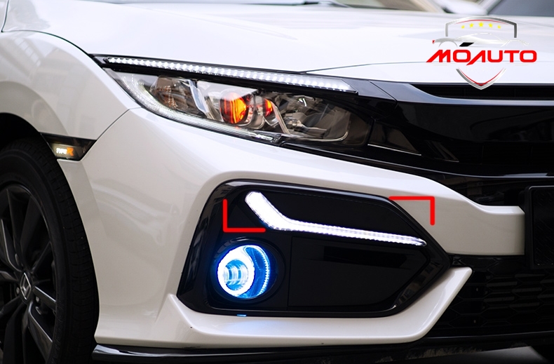 คิ้วฝาปิดไฟตัดหมอก LED CIVIC HATCHBACK