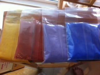 สีultramarine violet 50g