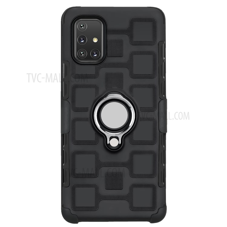 Case Samsung Galaxy A71 / Pre-order * เคส TPU + PC ไฮบริดพร้อมขาตั้งที่วางแหวน *