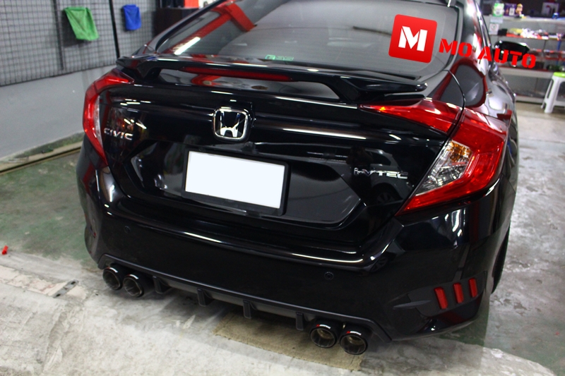 ไฟเบรคกันชนท้าย Mustang Style Civic FC 2016-2021