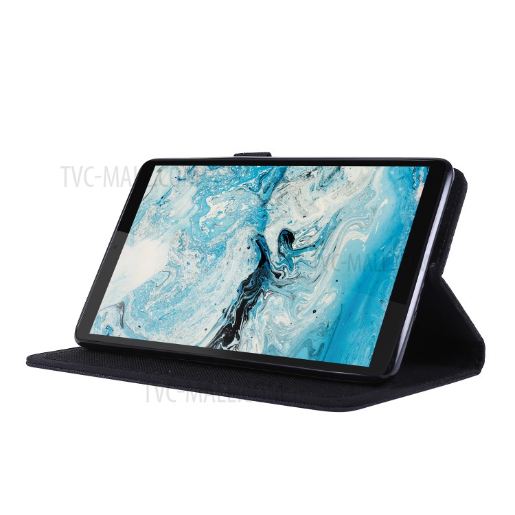 Case Lenovo Tab M7 / Pre-order * เคสช่องใส่การ์ดเนื้อผ้า เนื้อผ้าลายนิ้วมือมดและสัมผัสที่ละเอียดอ่อน *