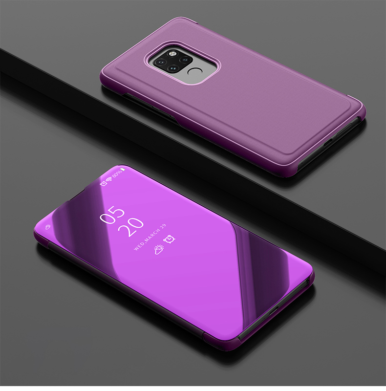 Case Huawei Mate 20 / Pre-order * เคสหน้าต่าง โปร่งแสงเพื่อความสะดวกในการรับชมข้อมูล พื้นผิวกระจกเงาสามารถใช้เป็นกระจก *
