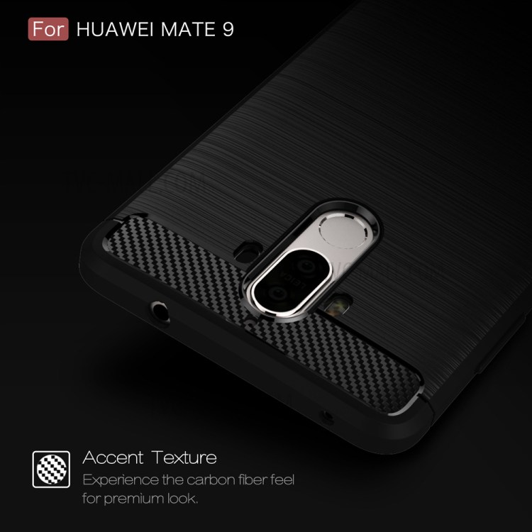 Case Huawei Mate 9 / Pre-order * เคสปกพื้นผิวขัดกับคาร์บอนไฟเบอร์เคลือบ *